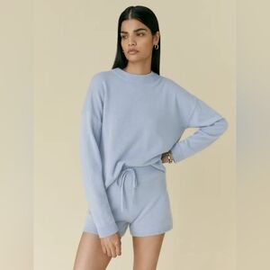 Reformation Caden matching cashmere sweater set